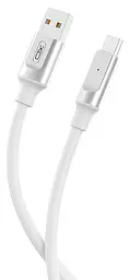 Кабель XO NB251 Liquid Silicone Rubber USB-A to Micro - 6A - 1m білий (7102289)