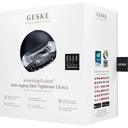 Масажер для обличчя GESKE Anti-aging Skin Tightener 6в1 Black (HB0418) [176857] - мініатюра 10