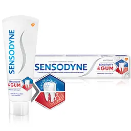 Зубна паста Sensodyne Чутливість зубів та захист ясен Відбілююча, 75 мл - мініатюра 6