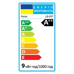 Світлодіодна лампа Feron LB-207 9 Вт E14 2700K - мініатюра 2