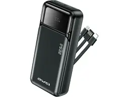 Зовнішній акумулятор (Power Bank) Awei PA-93 20000mAh 22.5W Black