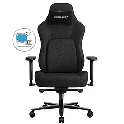 Ігрове крісло Anda Seat Phantom 4 Pro L Black Fabric (AD18YSDC-72-B-F-B02) - мініатюра 8