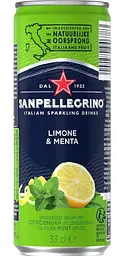 Газований напій Sanpellegrino Limone Menta 330 мл