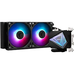 Система водяного охолодження MSI MAG CoreLiquid I240 Black [149413] - мініатюра 2