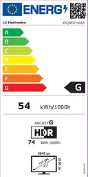 LED телевізор LG 43QNED70A6A (7122915) - мініатюра 4