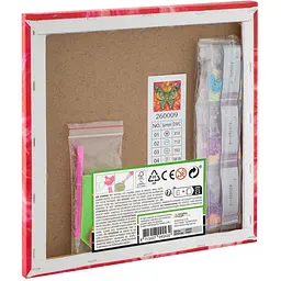 Алмазна картина-мозаїка Grafix Метелик 30х30 см (260009) - мініатюра 4