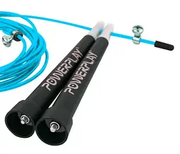 Скакалка швидкісна PowerPlay 4202 Ultra Speed Rope Бірюзова 2,9 м (PP_4202_Cyan) - мініатюра 3