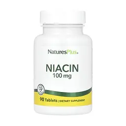 Витамин B3 Nature's Plus 100 мг (Niacin) – 90 таблеток