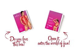Ажурний бодістокінг із ефектом шнурівки Obsessive B120 teddy red S/M/L One size - мініатюра 7