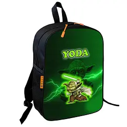 Набір дитячий Yoda Star Wars рюкзак 36х27см сумка-бананка, кружка з принтом для хлопчика (01655) - мініатюра 2