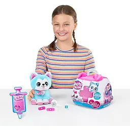 Інтерактивний ігровий набір Pets & Robo Alive Pet Shop Surprise S3 Повторюшка лікар (9540) - мініатюра 5