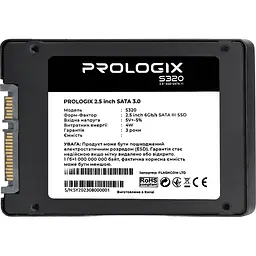 SSD накопичувач Prologix S320 480GB SATAIII TLC (PRO480GS320) [119338] - мініатюра 3