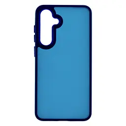 Противоударный чехол для Samsung Galaxy S24 FE 5G (SM-S721), Frame, синий, панель-накладка, термополиуретан TPU + поликарбонат PC, защита всего корпуса, защита кнопок и камеры, устойчив к деформациям, ArmorStandart (ARM76912)