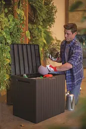 Ящик для зберігання Keter City Box 113 л, коричневий - мініатюра 6