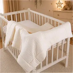 Плед дитячий MirSon Pure Muslin Milk 60х80 см (2200013892892) - мініатюра 5
