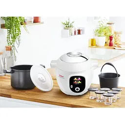 Мультиварка-скороварка Tefal Cook4Me + 1600 Вт біла (CY851130) - мініатюра 18