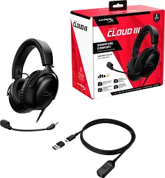 Навушники HyperX Cloud III Black (727A8AA) - мініатюра 5