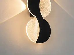 Світильник настінний LED Diasha 9091/400BK Цікавий, 25W, чорний метал, акрил, сучасний стиль - мініатюра 4