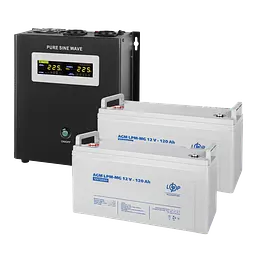Комплект резервного живлення LP (LogicPower) ДБЖ + мультигелева батарея (UPS W1500 + АКБ MG 2880Wh)