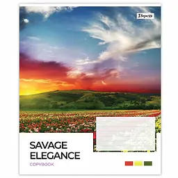 Зошит учнівський 1 Вересня Savage elegance А5 60 клітинка 10 шт. (769018) - мініатюра 2