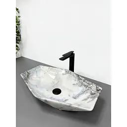 Умивальник VBI Venezia S granit gloss накладний VBI-012402, Мармур