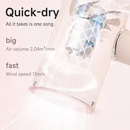 Фен Xiaomi Doco negative ion hair dryer soft and fast dry hair care Gold Cup (841354) - мініатюра 7