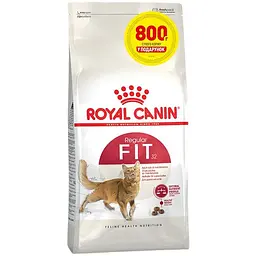 Сухий корм для дорослих кішок Royal Canin Fit м'ясо птиці і рис 3.2 кг + 800 г