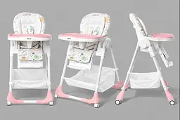 Стілець для годування BABY TILLY Bistro T-641/2 Rose /1/ - мініатюра 2