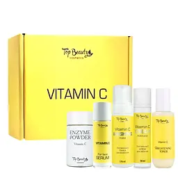 Подарунковий набір косметики для обличчя Top Beauty Vitamin C з вітаміном С, 5 в 1