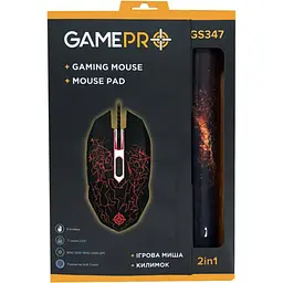 Комплект (миша + килимок) GamePro Combo GS347 [126011] - мініатюра 3