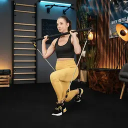 Палиця гімнастична з еспандерами Trex Sport TX-023TS 14-74кг - мініатюра 2
