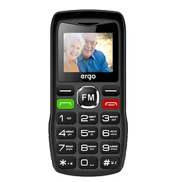Мобiльний телефон Ergo R182 Dual Sim Чорний