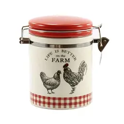 Банка Interos для сипучих продуктів з замком 850 мл, ферма  (15961)