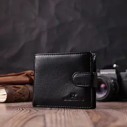 Чоловічий шкіряний гаманець ST Leather 11,5х9,5х2 см acs0028293 - мініатюра 7