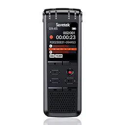 Диктофон з шумозаглушенням та лінійним входом Savetek GS-R58 32 Гб (101148-32) - мініатюра 2