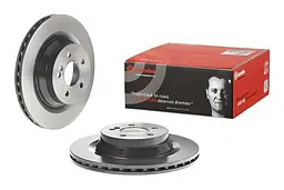 Диск гальмівний задній вентильований Mercedes E-class, Cls 02-17р Brembo (09.B745.41) - мініатюра 2
