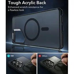 Протиударний чохол ESR Classic Hybrid Case (HaloLock) Clear для Samsung Galaxy S25 Ultra (1A81100102) - мініатюра 6