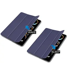 Чохол до планшета BeCover Smart Case Apple iPad Pro 11" M4 2024 Deep Blue (711622) - мініатюра 7