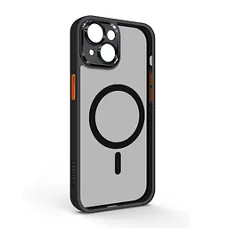 Чохол ArmorStandart Unit MagSafe SE для Apple iPhone 15 Plus Black Orange (ARM75364)