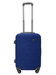 Валіза маленька S ABS-пластик Milano bag 004 56,5×39×24см 40л Синій