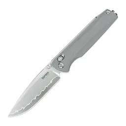 Ніж складаний туристичний SRM Terrier 258L-GK2 140Cr G10 92,6 мм сірий