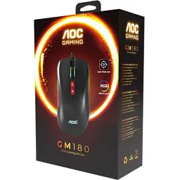Мишка AOC GM180B LED USB Black (GM180B/LA) - мініатюра 2