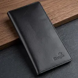 Вертикальне портмоне SHVIGEL 13991 чорний