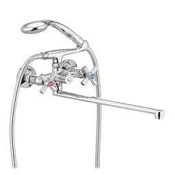 Змішувач для ванни Cron Polo 140 CR0223 Хром
