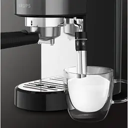 Кавоварка Krups Virtuoso+ ріжкова з ручним капучинатором 1 л чорна (XP444G10) - мініатюра 8