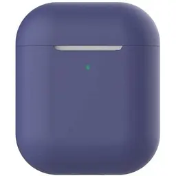 Чохол Apple для AirPods 2 New Silicone Case [Midnight Blue] [36519] - мініатюра 3