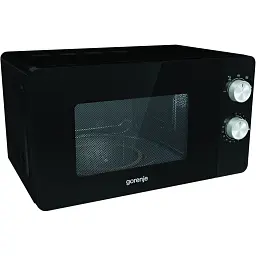 Мікрохвильова піч Gorenje MO20E1B Black UA - мініатюра 2
