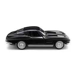Автомодель - CHEVROLET CORVETTE SPLIT WINDOW 1963 (матовий чорний) - мініатюра 12