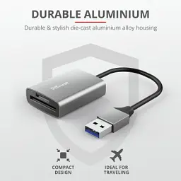 Зчитувач флеш-карт Trust Dalyx Fast USB 3.2 Card reader (24135) - мініатюра 9