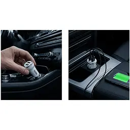 Автомобільний зарядний пристрій Voin 2USB 12/24V - 5V 2.4A (C-2411W) - мініатюра 4